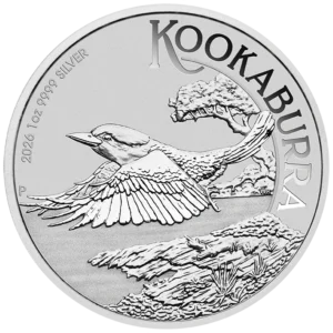 Kookaburra 1 uncja srebra 2026
