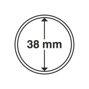 Kapsułka na monetę o średnicy wewnętrznej 38mm