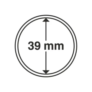 Kapsułka na monetę o średnicy wewnętrznej 39 mm