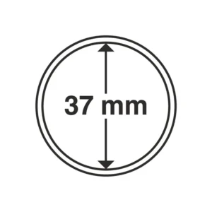 Kapsułka na monetę o średnicy wewnętrznej 37 mm