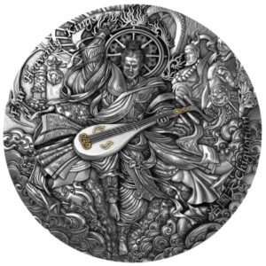 Srebrna moneta Four Heavenly Kings – 2 uncje srebra