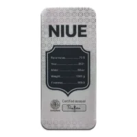 Sztabko-moneta Argor Heraeus Niue -1 kg srebra