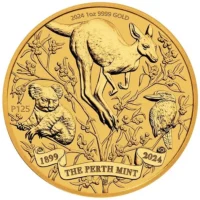 Złota Moneta 125. Rocznica Powstania Perth Mint 2024 - 1 uncja złota