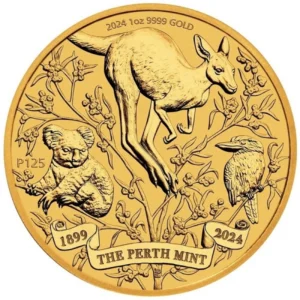 Złota Moneta 125. Rocznica Powstania Perth Mint 2024 - 1 uncja złota
