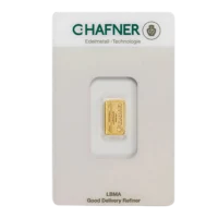 Sztabka złota C-Hafner 1 gram