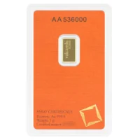 Sztabka złota Valcambi 1 gram