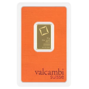 Sztabka złota Valcambi 10 gramów