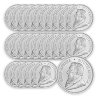 Zestaw 25x srebrna moneta Krugerrand 1 uncja