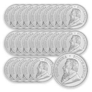 Zestaw 25x srebrna moneta Krugerrand 1 uncja