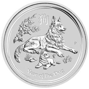 Srebrna moneta Lunar II Rok Psa 2018 - 1 uncja srebra