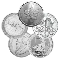 Srebrne monety ,,Wielka Piątka” 5 x 1 uncja srebra