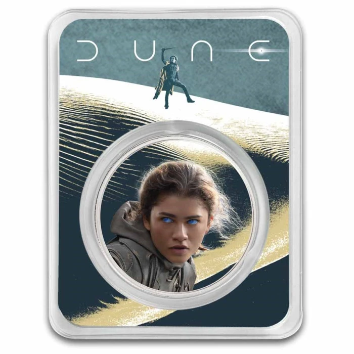 Srebrny Medal Diuna 2: Blue Eyes Chani – 1 uncja srebra