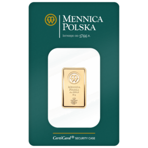 Sztabka Złota Mennica Polska 5 gramów