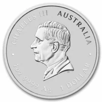 Srebrna Moneta Australijski Lunar III 2027 Rok Kozy - 1 uncja srebra