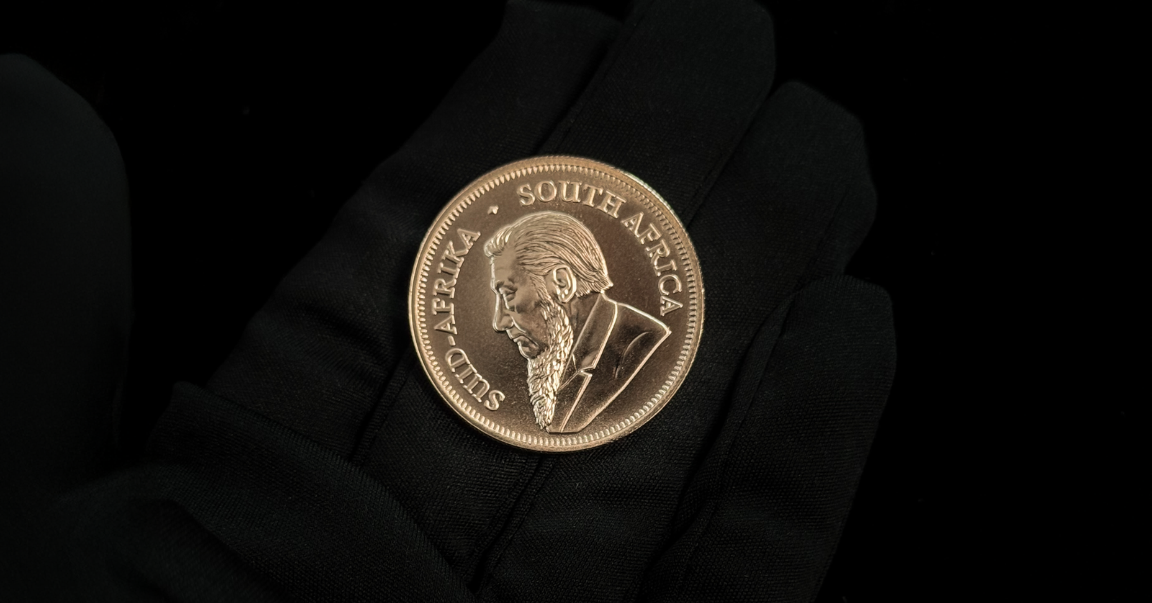 złota moneta krugerrand